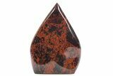 Polished Mahogany Obsidian Flame - Mexico #355415-1